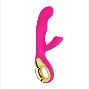 Vibrador e Estimulador Ponto G - Gold Rabbit